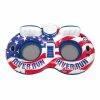 American Flag Inflatable 2-Person Pool Tube Float with Cooler by Intex -Pool Supplies Sales Store multi colored intex pool floats 56855vm 64 1000