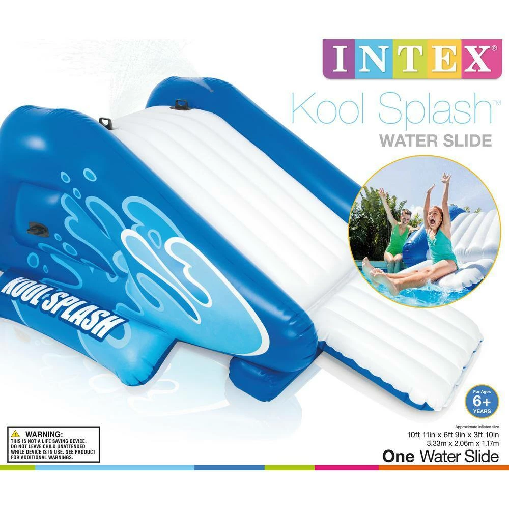 Kool Splash Inflatable Play Center Swimming Pool Water Slide by Intex 7 Kool Splash Inflatable Play Center Swimming Pool Water Slide by Intex - Image 5