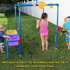 6-in-1 Backyard Waterpark by Unbranded 9 6-in-1 Backyard Waterpark by Unbranded -Pool Supplies Sales Store multi colored pool toys rpbof 4f 1000