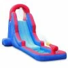 Inflatable Water Slide and Blow up Pool, Kids Water Park for Backyard by SUNNY & FUN -Pool Supplies Sales Store multi colored pool toys sfwtr864 64 1000