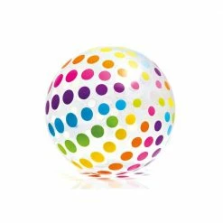 Jumbo Inflatable Big Panel Colorful Giant Beach Ball for Pools (Set of 2) by Intex -Pool Supplies Sales Store multi intex pool toys 2 x 59065ep 4f 1000
