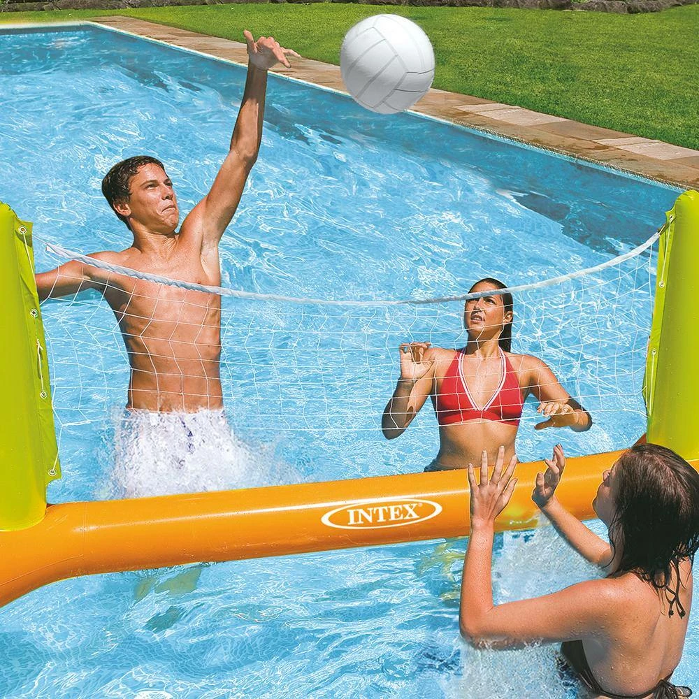 Inflatable Floating Swimming Pool Toys Volleyball Game in Green by Intex 4 Inflatable Floating Swimming Pool Toys Volleyball Game in Green by Intex - Image 2