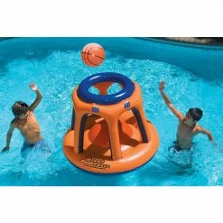 Kool Splash Inflatable Swimming Pool Water Slide and Giant Basketball Hoop by Intex -Pool Supplies Sales Store multi intex pool toys 58849ep 90285 44 1000