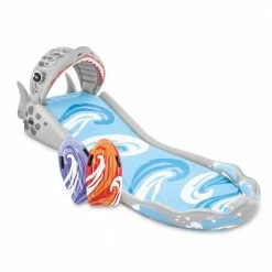 Multi Inflatable Vinyl Kids Backyard Water Slide with 2 Surf Riders and Float/Air Bed Pump by Intex -Pool Supplies Sales Store multi intex pool toys 66643e 57159ep 1f 1000