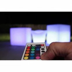 16 in. Block Seat Pool Spa Weatherproof Color Changing LED Cube by Main Access -Pool Supplies Sales Store multi main access pool lights 131784 4f 1000