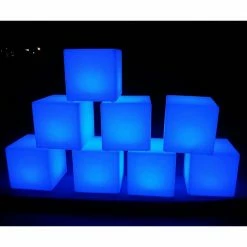16 in. Block Seat Pool Spa Weatherproof Color Changing LED Cube by Main Access -Pool Supplies Sales Store multi main access pool lights 131784 66 1000