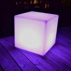 16 in. Block Seat Pool Spa Weatherproof Color Changing LED Cube by Main Access -Pool Supplies Sales Store multi main access pool lights 131784 c3 1000