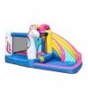 Colorful Oxford Fabric 450-Watt Oxford Cloth Bouncy Castle Bounce House Slide Jump Playable Water Blower by Unbranded