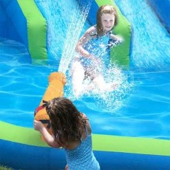 Kahuna Twin Falls Outdoor Inflatable Splash Pool Backyard Water Slide Park by Magic Time International LTD 7 Kahuna Twin Falls Outdoor Inflatable Splash Pool Backyard Water Slide Park by Magic Time International LTD -Pool Supplies Sales Store multi pool toys mti 90793 4f 1000