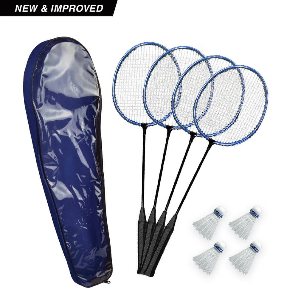 Deluxe Swimming Pool and Backyard Badminton Racket and Birdie Set by Poolmaster 3 Deluxe Swimming Pool and Backyard Badminton Racket and Birdie Set by Poolmaster