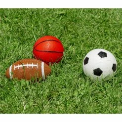 Waterproof Sport Multi-Color Game Balls for Kids, Small (Pack of 3) by Poolmaster