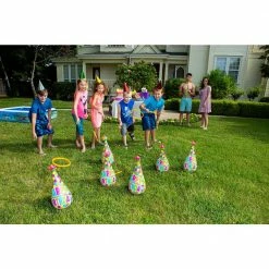Party Hats Swimming Pool and Yard Ring Toss Game by Poolmaster 9 Party Hats Swimming Pool and Yard Ring Toss Game by Poolmaster -Pool Supplies Sales Store multi poolmaster pool toys 86201 a0 1000