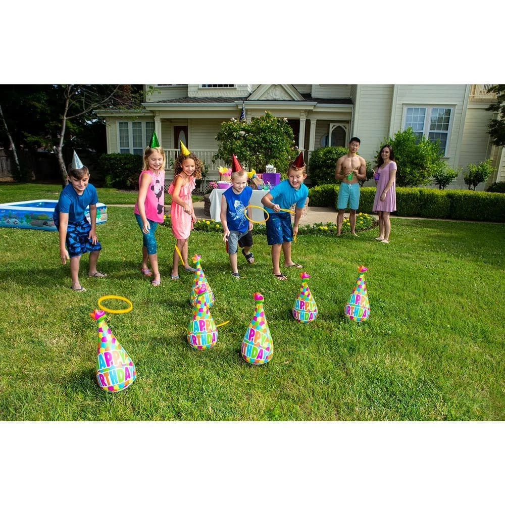 Party Hats Swimming Pool and Yard Ring Toss Game by Poolmaster 5 Party Hats Swimming Pool and Yard Ring Toss Game by Poolmaster - Image 3