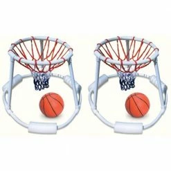 Swimming Pool Quality Floating Super Hoops Fun Basketball Games (2-Pack) by Swimline