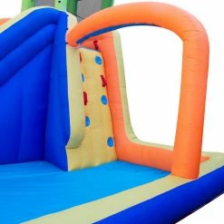 Backyard Splash Falls Water Park Inflatable PVC Waterfall Bouncer w/Blower, Multi-Color by BANZAI -Pool Supplies Sales Store multicolor banzai pool toys ban 40551 4f 1000