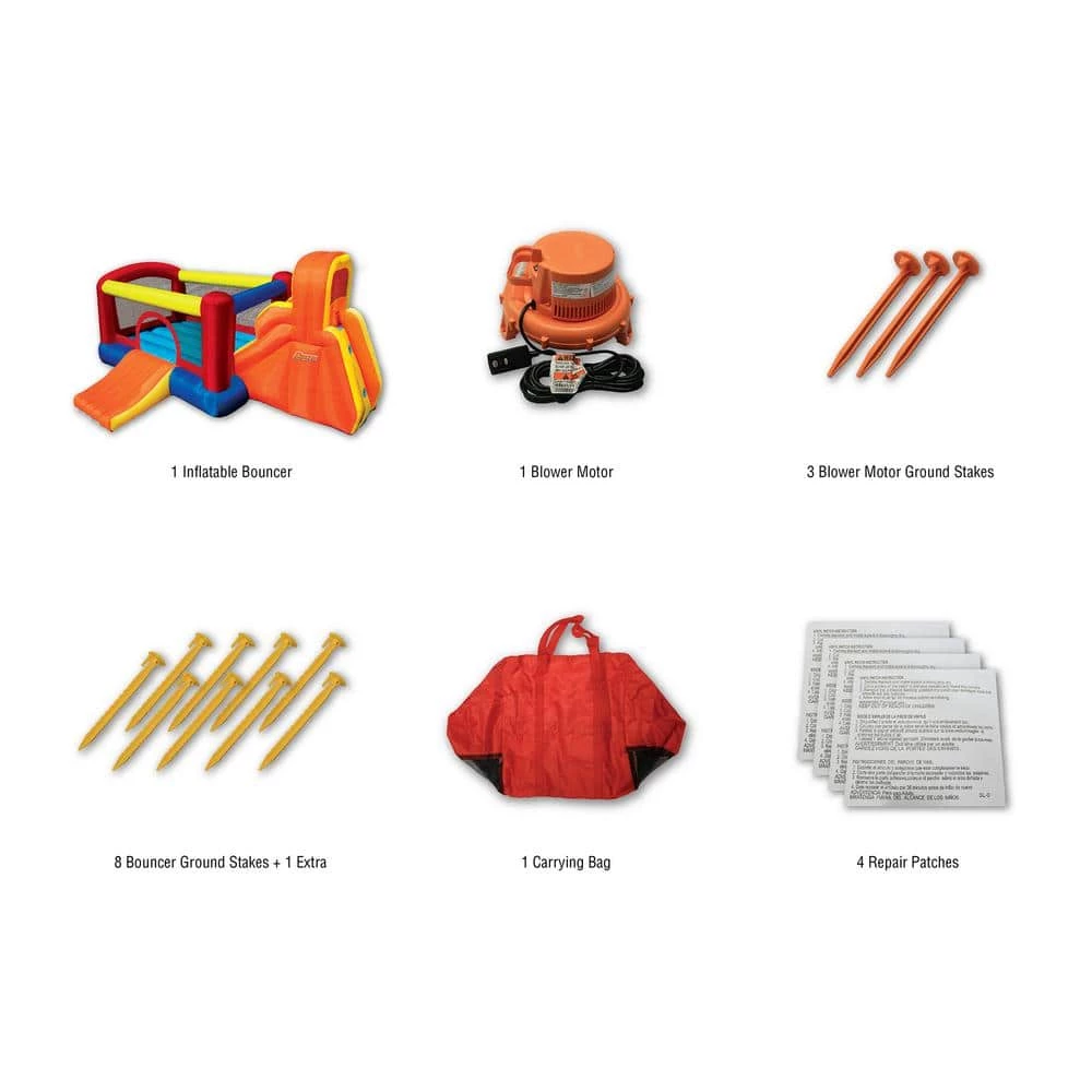 Double Slide Backyard Bouncer Inflatable Slide & Bounce House by BANZAI 4 Double Slide Backyard Bouncer Inflatable Slide & Bounce House by BANZAI - Image 2
