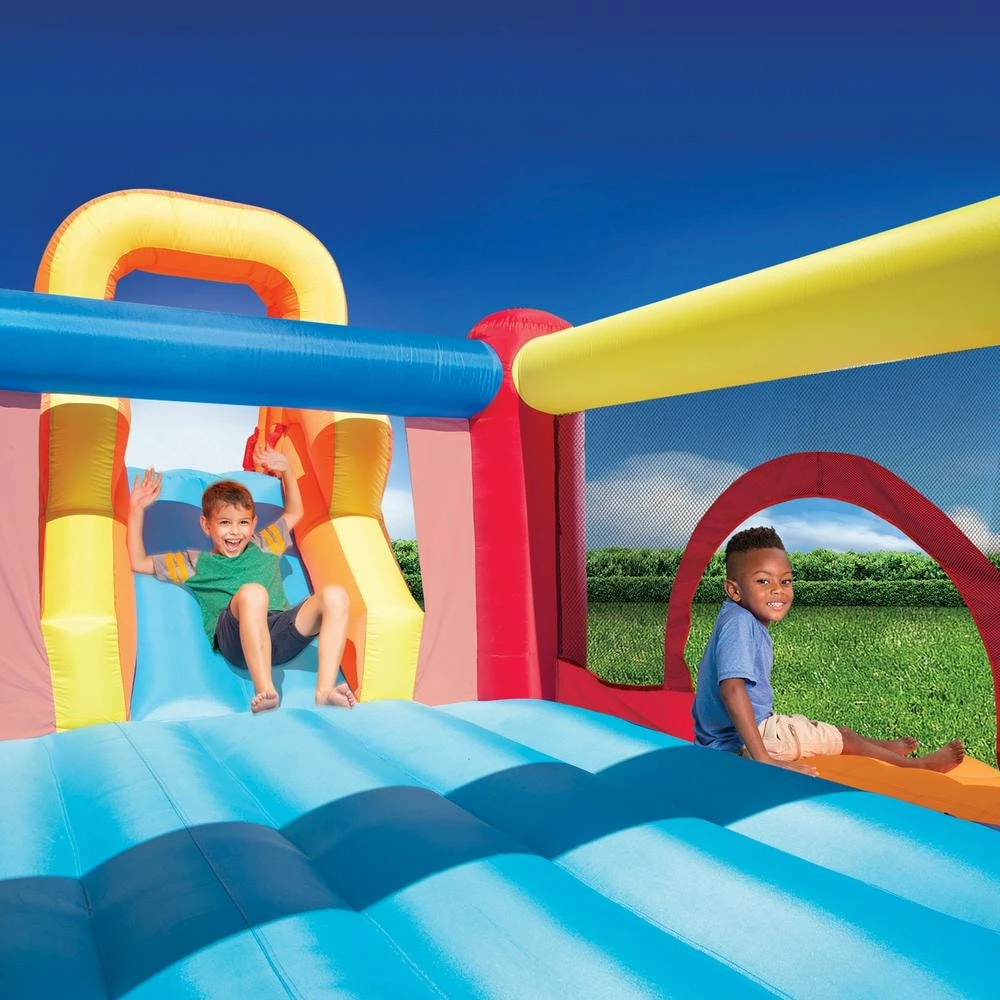 Double Slide Backyard Bouncer Inflatable Slide & Bounce House by BANZAI 10 Double Slide Backyard Bouncer Inflatable Slide & Bounce House by BANZAI - Image 8