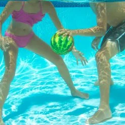 Melon Madness Pool Challenge Underwater PVC Water-Filled Ball w/Target Hoop, Multi-Color by BANZAI -Pool Supplies Sales Store multicolor banzai pool toys ban 43142 44 1000