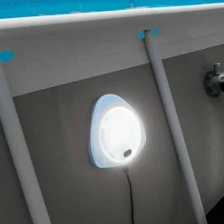 Above Ground Underwater LED Magnetic Swimming Pool Wall Light (2-Pack) by Intex -Pool Supplies Sales Store multicolor intex pool lights 2 x 28697e 1f 1000