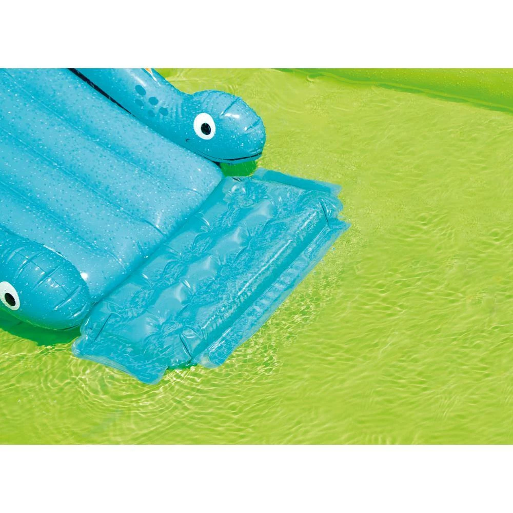 Little Dino Dinosaur Plastic Themed Inflatable Backyard Pool Play Center, Multi-Color by Intex 6 Little Dino Dinosaur Plastic Themed Inflatable Backyard Pool Play Center, Multi-Color by Intex - Image 4