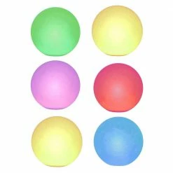 Main Access 13 in. Ellipsis Pool Color-Changing Floating LED Ball Light (6-Pack) by Unbranded -Pool Supplies Sales Store multicolor pool toys 6 x 131789 4f 1000