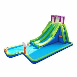 Double Racing Slide Inflatable Water Park by Unbranded