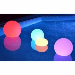 Main Access 13 in. Ellipsis Pool Color-Changing Floating LED Ball Light (5-Pack) by Unbranded -Pool Supplies Sales Store multicolored pool toys 5 x 131789 44 1000