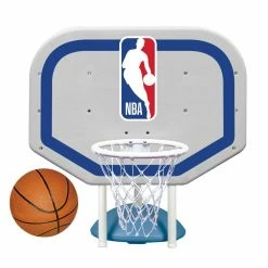 NBA Logo Pro Rebounder Swimming Pool Basketball Game by Poolmaster