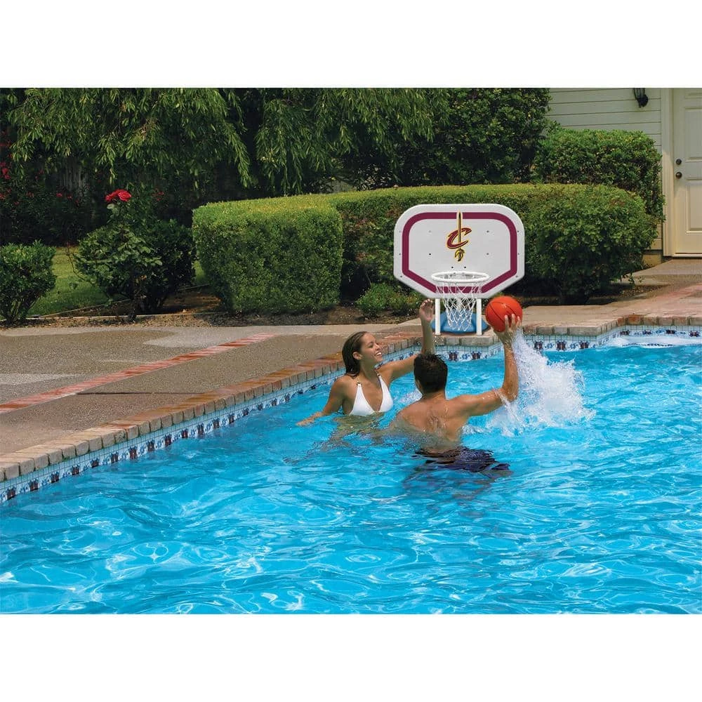 Cleveland Cavaliers NBA Pro Rebounder Swimming Pool Basketball Game by Poolmaster 5 Cleveland Cavaliers NBA Pro Rebounder Swimming Pool Basketball Game by Poolmaster - Image 3