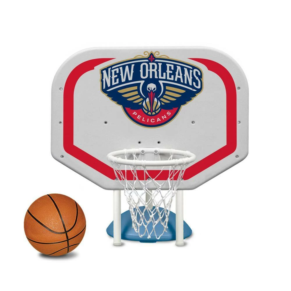 New Orleans Pelicans NBA Pro Rebounder Swimming Pool Basketball Game by Poolmaster 3 New Orleans Pelicans NBA Pro Rebounder Swimming Pool Basketball Game by Poolmaster