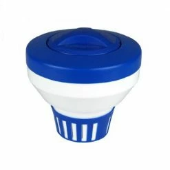 7.5 ft. Classic Blue and White Floating Swimming Pool Chlorine Dispenser by Northlight