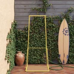 Rainey Outdoor Shower with XL Base and Waterfall Bar, Yellow by Novogratz 14 Rainey Outdoor Shower with XL Base and Waterfall Bar, Yellow by Novogratz -Pool Supplies Sales Store novogratz outdoor showers 88907ylw1e fa 1000