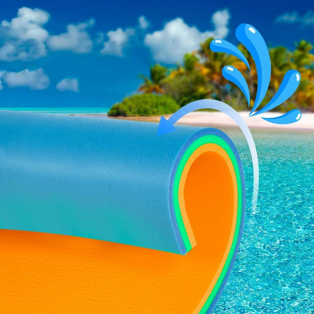 15 ft. x 6 ft. Floating Water Mat Foam Pad Lake Floats for Adults Outdoor Water Activities by TIRAMISUBEST 9 15 ft. x 6 ft. Floating Water Mat Foam Pad Lake Floats for Adults Outdoor Water Activities by TIRAMISUBEST - Image 7