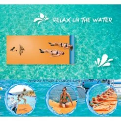 15 ft. x 6 ft. Floating Water Mat Foam Pad Lake Floats for Adults Outdoor Water Activities by TIRAMISUBEST 18 15 ft. x 6 ft. Floating Water Mat Foam Pad Lake Floats for Adults Outdoor Water Activities by TIRAMISUBEST -Pool Supplies Sales Store orange and blue tiramisubest pool floats msxy287880aag 4f 1000