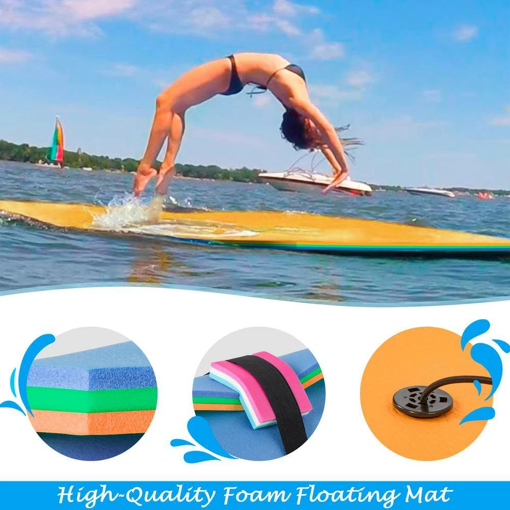 15 ft. x 6 ft. Floating Water Mat Foam Pad Lake Floats for Adults Outdoor Water Activities by TIRAMISUBEST 12 15 ft. x 6 ft. Floating Water Mat Foam Pad Lake Floats for Adults Outdoor Water Activities by TIRAMISUBEST - Image 10
