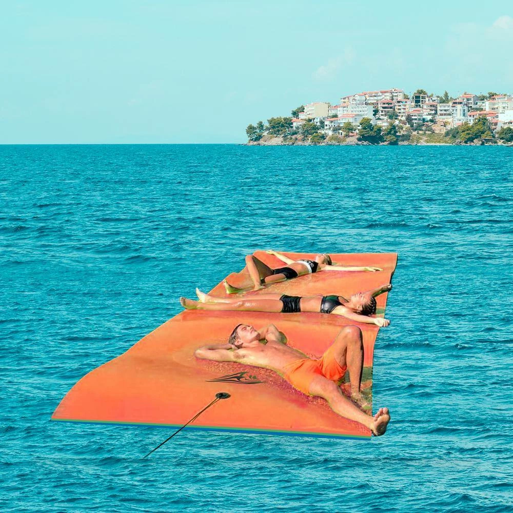 15 ft. x 6 ft. Floating Water Mat Foam Pad Lake Floats for Adults Outdoor Water Activities by TIRAMISUBEST 11 15 ft. x 6 ft. Floating Water Mat Foam Pad Lake Floats for Adults Outdoor Water Activities by TIRAMISUBEST - Image 9