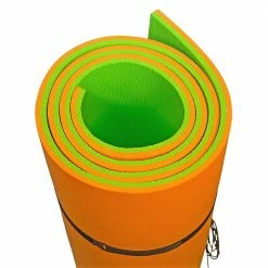 18 ft. Floating Mat for Boats, Lakes, Rivers by Rubber Dockie -Pool Supplies Sales Store orange and green rubber dockie pool floats rd18ogt2 1d 1000