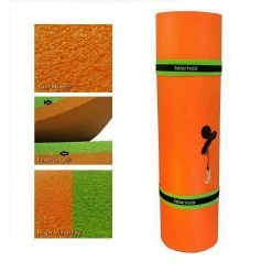 9 ft. x 6 ft. Floating Water Mat by Rubber Dockie -Pool Supplies Sales Store orange and green rubber dockie pool floats rd9ogt2 1f 1000