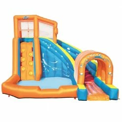 Hurricane Tunnel Blast Kids Inflatable Water Park with Slide by Bestway