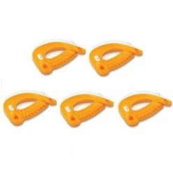 Orange Sit N Float Inflatable Swimming Pool Lounger (Color May Vary - Pink, Teal) (5-Pack) by Intex