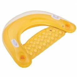 Orange Sit N Float Inflatable Swimming Pool Lounger (Color May Vary - Pink, Teal) (5-Pack) by Intex -Pool Supplies Sales Store orange intex pool floats 5 x 58859ep fa 1000