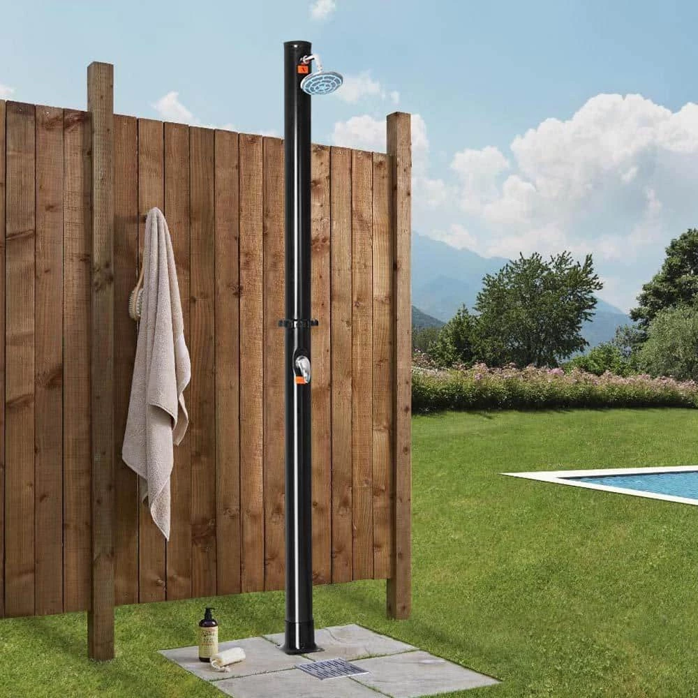 7.2 ft. Outdoor Solar Heated Hot and Cold Shower with Base by WELLFOR 11 7.2 ft. Outdoor Solar Heated Hot and Cold Shower with Base by WELLFOR - Image 9