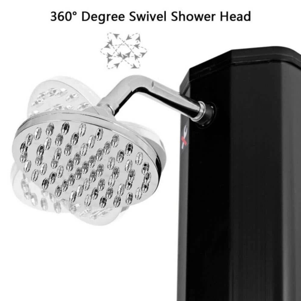 7.2 ft. Outdoor Solar Heated Hot and Cold Shower with Adjustable Shower Head by Alpulon 8 7.2 ft. Outdoor Solar Heated Hot and Cold Shower with Adjustable Shower Head by Alpulon - Image 6
