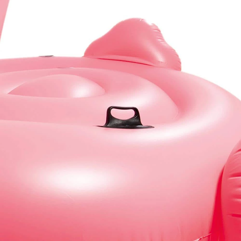 57288EP Giant Inflatable 80 in. Mega Flamingo Island Ride On Pool Float by Intex 5 57288EP Giant Inflatable 80 in. Mega Flamingo Island Ride On Pool Float by Intex - Image 3