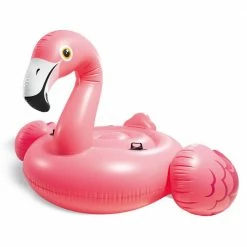 57288EP Giant Inflatable 80 in. Mega Flamingo Island Ride On Pool Float by Intex