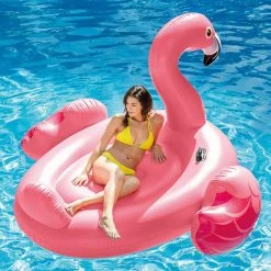 Mega Extra-Large Flamingo Island Swimming Pool Float (1-Pack) by Intex