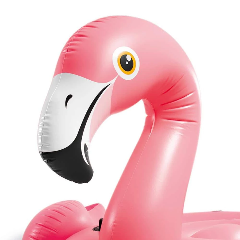 57288EP Giant Inflatable 80 in. Mega Flamingo Island Ride On Pool Float by Intex 4 57288EP Giant Inflatable 80 in. Mega Flamingo Island Ride On Pool Float by Intex - Image 2