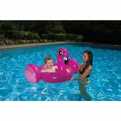 Flamingo Baby Swimming Pool Float Rider by Poolmaster -Pool Supplies Sales Store pink poolmaster pool floats 81539 1d 1000