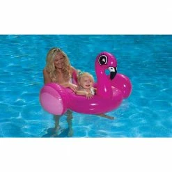 Flamingo Baby Swimming Pool Float Rider by Poolmaster -Pool Supplies Sales Store pink poolmaster pool floats 81539 a0 1000