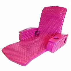 Super Soft Adjustable Pool Water Recliner Float, Flamingo Pink by TRC Recreation